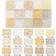 Shein 15-grid Beige Decorative Tube Beads With Hole For Diy Craft Bracelet, Necklace, Jewelry Making