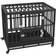 VEVOR 3-Door Heavy Duty Dog Crate 37.4x25.6x31.9in