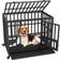 VEVOR 3-Door Heavy Duty Dog Crate 37.4x25.6x31.9in