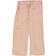 Wheat Cropped Trousers Inga - Peach Stripe