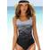 Lascana Tummy Control Swimsuit with Crossover Straps