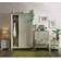 GFW Lancaster Cream Armoire 112x180cm 4pcs