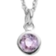 Spirit Icons Sky Necklace - Silver/Amethyst