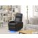 Beliani VIRRAT Black Fåtölj 102cm