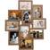 vidaXL Collage Light Brown Ram 10x15cm 10st