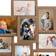 vidaXL Collage Light Brown Photo Frame 10x15cm 10pcs