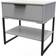 Diego Ready Dusk Grey Bedside Table 39.5x57.5cm