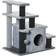 Pawhut 3-Step 4-Step Adjustable Height Pet Stairs