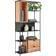 Landscape Shelf Black Bokhylla 185cm
