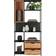 Landscape Shelf Black Bokhylla 185cm