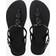 Havaianas Damen Twist Plus Blackblack Sandale, Schwarz