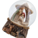 The Christmas Gift Co Nativity Scene Waterball Brown Figurine 13cm