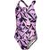 Speedo Girl's' Hyper Boom Medalist Swimsuit - Navy/Lilac