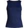 Lands' End Tankinitop mit hohem Ausschnitt CHLORRESISTENT, Damen, Größe:36 regular, Blau, Elasthan/Nylon-Mischung, Blau