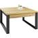 Novel 75x75x42cm Black/Oak Coffee Table 75x75cm