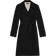 Theory Oaklane Admiral Crepe Trench Coat - Black