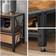 Vasagle LTV096B01 Rustic Brown&Black TV-bänk 178x52cm