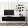 moebel17 Damla Black TV Bench 180x29.5cm