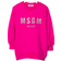 MSGM Kids Logo-Print Sweat Dress - Pink