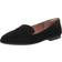 Amazon Essentials Women's Loafer Flat, Black, Microsuede