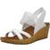 Skechers Beverlee High Tea Wedge Sandal - White