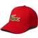 Lacoste Unisex Organic Cotton Twill Logo Cap Red