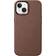 Woodcessories Coque Bio Leather MagSafe iPhone 15 Brun Marron