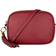 Apatchy London Cross-Stitch Strap Leather Crossbody Bag - Cherry Red