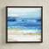 Birch Lane Surface Waves Walnut/Blue Photo Frame 23.5x23.5"