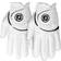 FootJoy WeatherSof 2023 Golf Glove 2-Pack, White/Black, LH