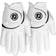 FootJoy WeatherSof 2023 Golf Glove 2-Pack, White/Black, LH