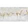 Glitter Artwork Gray/Gold Wall Decor 48x24"