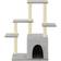 vidaXL Albero Per Gatti Con Tiragraffi In Sisal Grigio Chiaro 97.5 cm Cod MXL