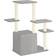 vidaXL Albero Per Gatti Con Tiragraffi In Sisal Grigio Chiaro 97.5 cm Cod MXL