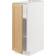 IKEA Metod White/Forsbacka Oak Förvaringsskåp 30x88cm