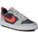 Nike Court Borough Low Recraft GS - Light Smoke Grey/Dark Obsidian/White/Bright Crimson