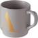 Premier Housewares Signet Grey A Letter Tazza