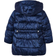 Mayoral Girl's Hooded Puffer Coat - Navy Blue