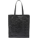 Prada Medium Antique Nappa Leather Tote Bag - Black