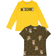 Moschino Kid's Teddy Bear Jersey T-shirts Set of 2 - Yellow