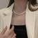 Shein 1 Multi-layer Imitation Pearl Wrapped Spiral Twist Clavicle Chain Suitable For Daily Wear By Women