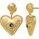 Maanesten Constantine Earrings - Gold/Blue/Transparent