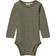 Wheat Plain Wool LS Body - Green Stripe