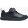 Clarks Multi Fit Leather Steggy Stride Skolesko - Black