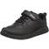 Clarks Multi Fit Leather Steggy Stride Skolesko - Black