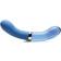 XR Brands Bleu Dual Ended G-spot Silicone & Glass Vibrator