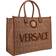 Versace Allover Large Tote Bag - Brown