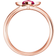 Thomas Sabo Ring stenar färg rosé