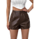 Shein Slant Pocket PU Shorts