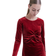 H&M Mama Velour Nursing Dress Dark Red